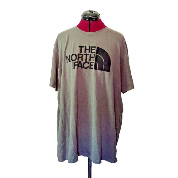 The North Face T Shirt Green Mens Size XXL Graphic Logo Half Dome Short Sleeve - Picture 1 of 6